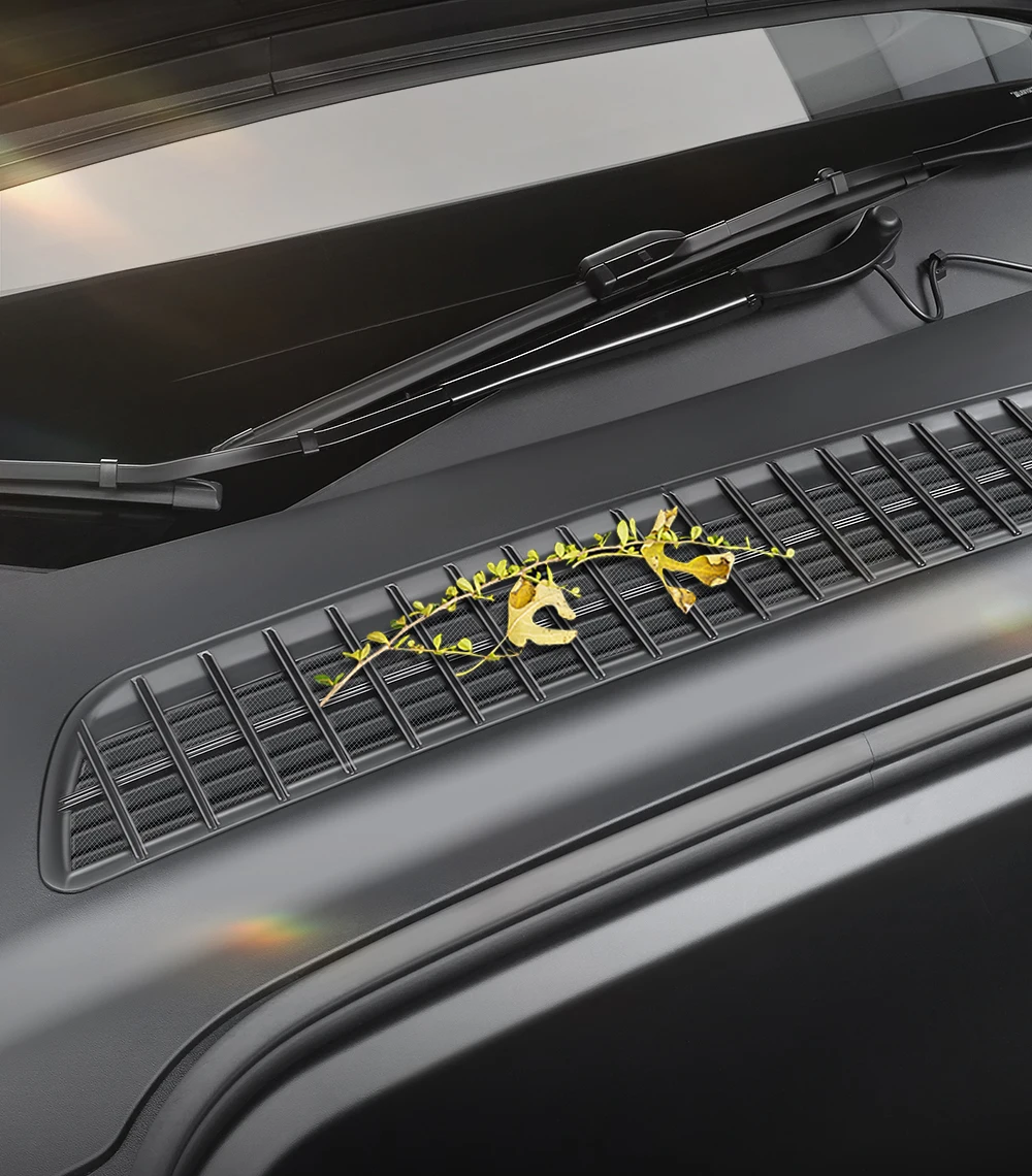 YZ Lufteinlass-Schutzabdeckung für Tesla Model Y/YL 2026 Juniper – Insektenschutz- und Schmutzabweisungsnetz für die vordere Klimaanlage – Detail 6