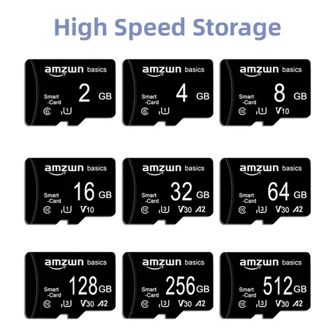 Micro Memory Card 2GB 4GB 8GB 16GB SD Card High Speed 32GB C10 TF Flash Card for Phone Monitoring Camera minisd 64GB 128GB 256GB