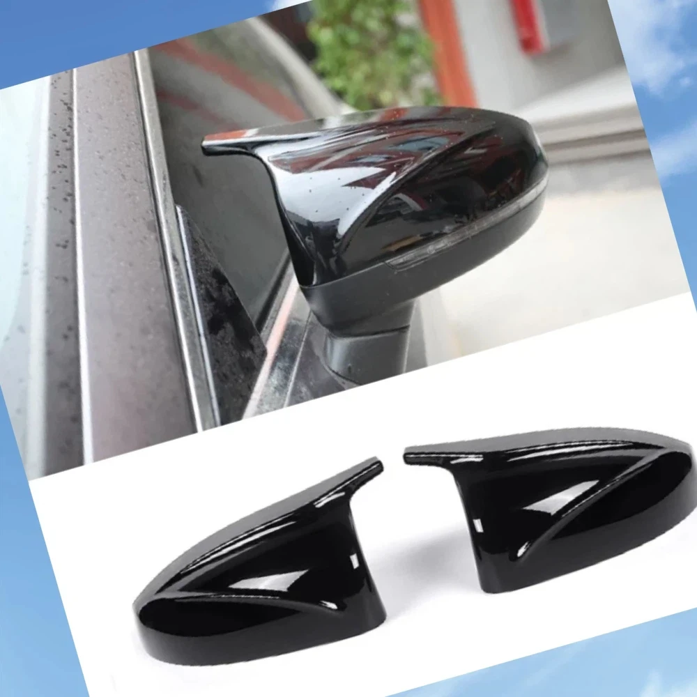 

2pcs Car Rearview Mirror Cover Cap Parts For Audi A3 2014-2018 Sline S3 2015-2018