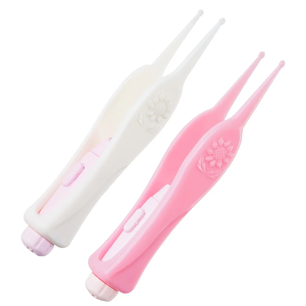 

2Pcs Visible LED Earwax Removal Tools Flexible Plastic Earpicks Portable Ear Cleaner for Baby Toddlers Ear Cleaner