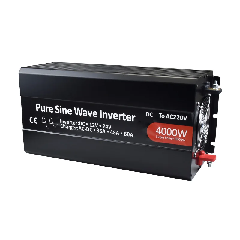 

Home Vehicle Inverter 12V/24V/48V to AC 110V Pure Sine Wave 4000W