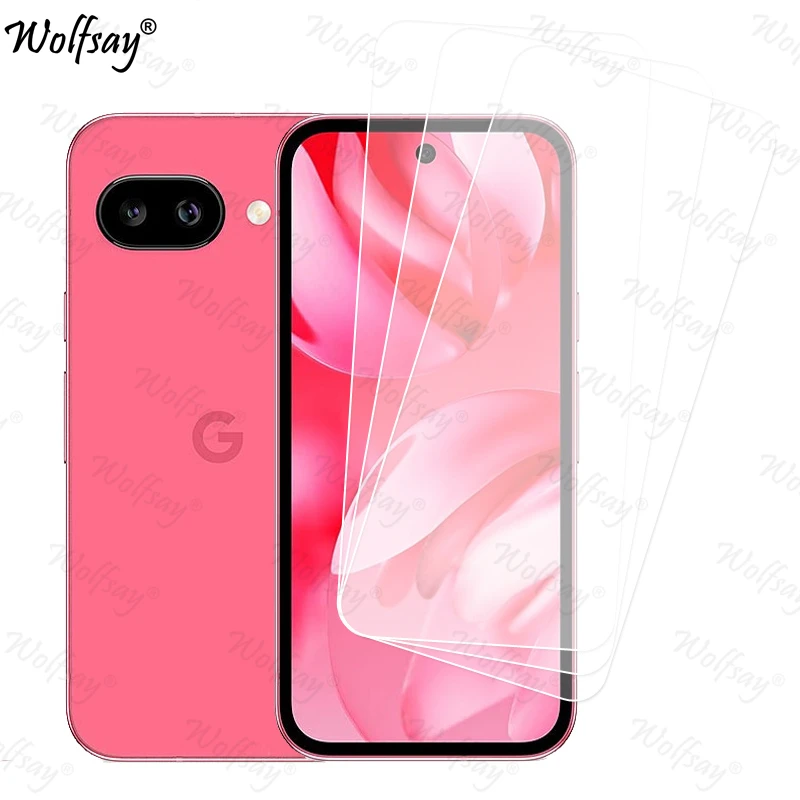 Transparent Phone Glass For Google Pixel 9a Screen Protector Google Pixel 9a Tempered Glass For Google Pixel 9a Glass 6.3 inch