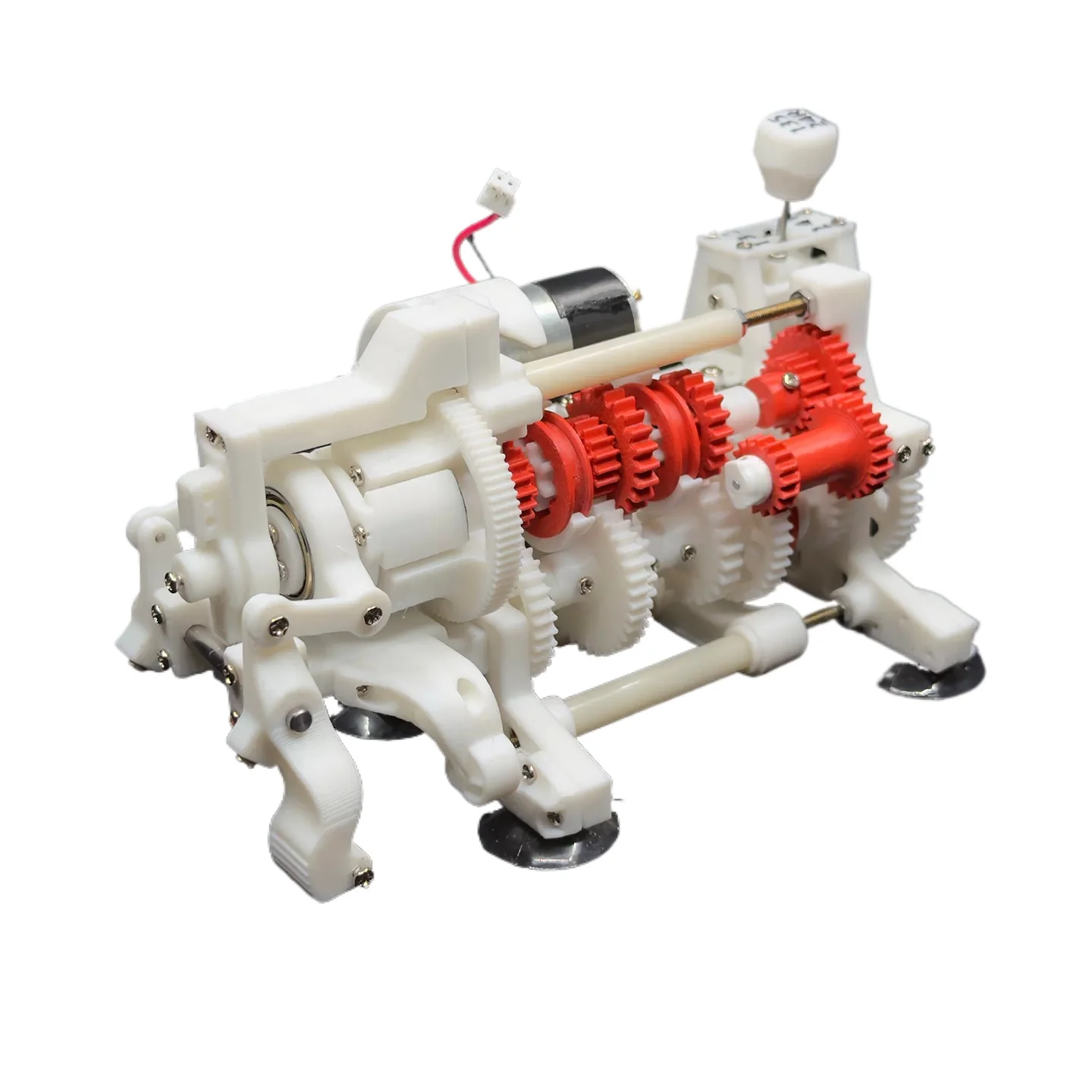 Automobile 5-speed Manual Transmission Dynamic Model with Reverse Gear Selector 3D Printed Model