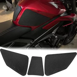 For Triumph Street Triple 765 Tank Pad Motorcycle Accessories Fuel Anti-Slip Side Knee Grip Protector 765R R RS 765RS 2023 2024