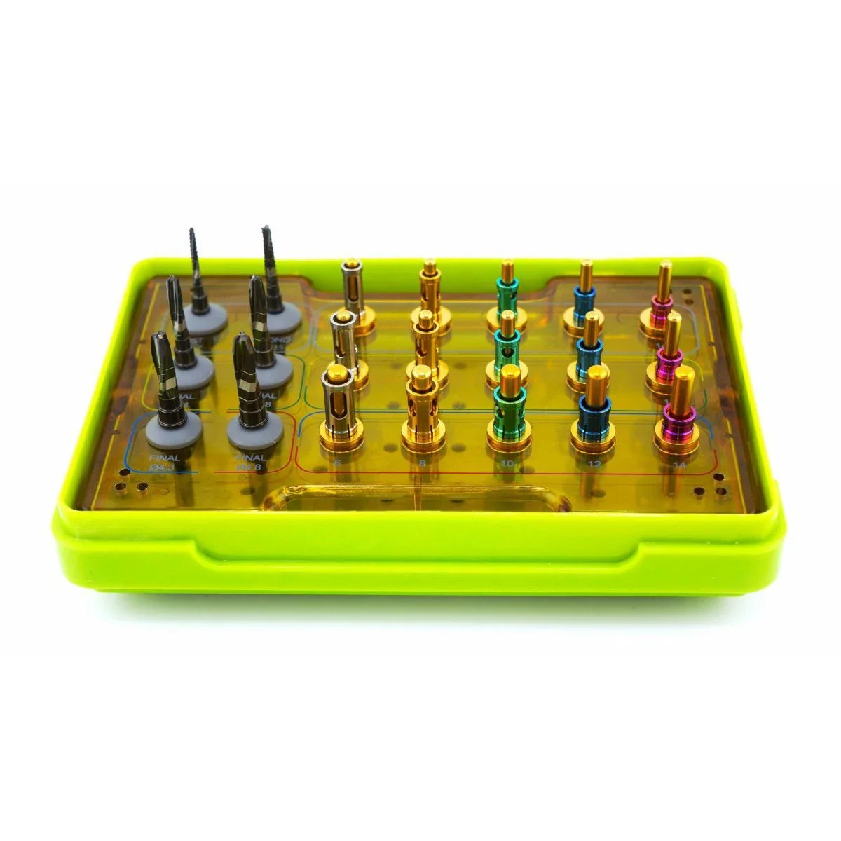 Dentium XDS Kit Dental Drill Stopper Kit Dental Implant Screw Driver Instruments Dental Tools