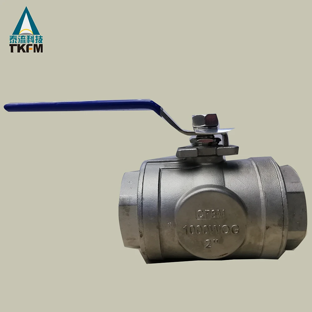 suppliers manual ss316 material 2 inch dn 50 pn16 stainless steel 3 way ball valve