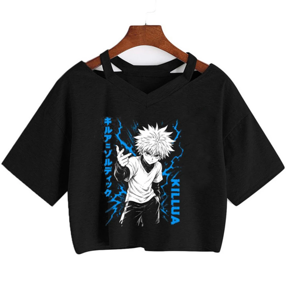Hunter x Hunter cropped top shoujo dollette meme y2k kawaii cheap shirt jojifuku japan party