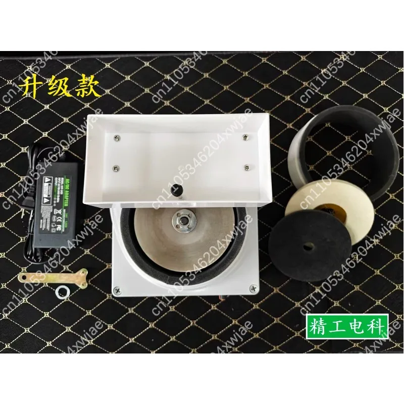 Multifunctional Waterproof Electric Flat Grinder Variable Speed Water MillPortable PolishingTool For GemCrystal Stone Processing