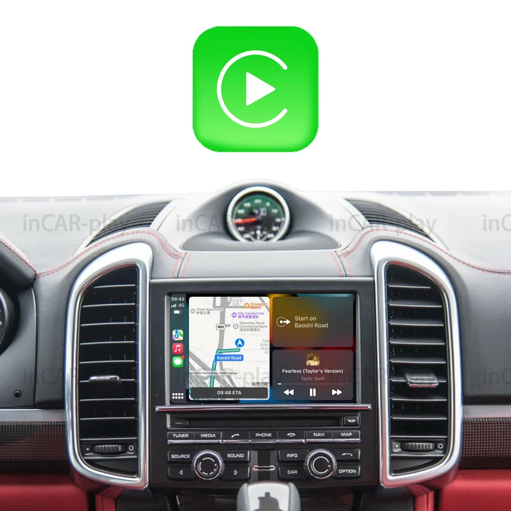 BSJ13OEM Screen Update wireless CarPlay AndroidAuto Retrofit Kit for Porsche 911 Cayenne 718 Panamera Macan with PCM 3.1 System