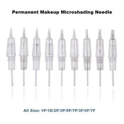 30/50/100PC Tattoo Needle Cartridge Round Liner Screw Needles for Eyebrow Lips shading Machines Needles Microblading supplies