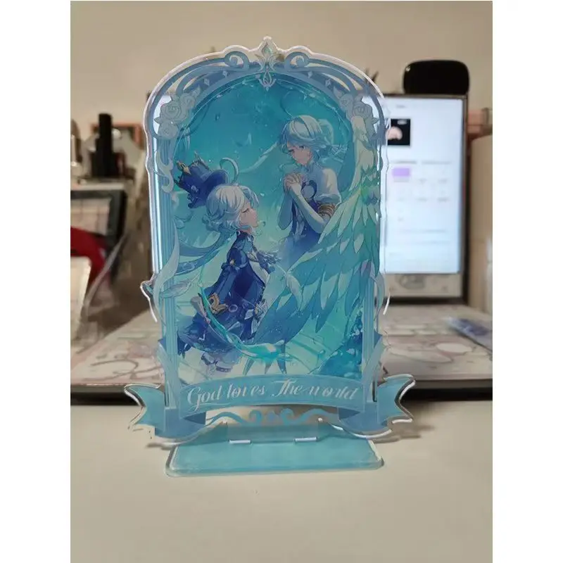 10cm Genshin Impact Scaramouche, Furina, Yae Miko Standee – 친구나 팬을 위한 생일 선물, 데스크탑 장식