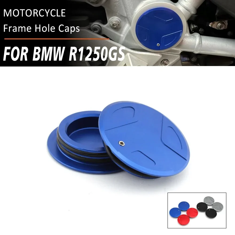 2Pcs Frame Hole Caps Plug Cover For BMW R1250GS R1200GS R1200RT R1250RT R1200 R1250 RT R 1200 GS 1250 GS LC Adventure ADV