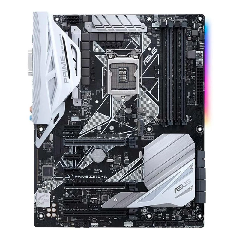 デスクトップマザーボードAsus-Z370-A,HDMI互換,ddr4,64gb,m.2 pci-e 3.0,オーバーロック,i7, i5, i3ソケット,z370,atx