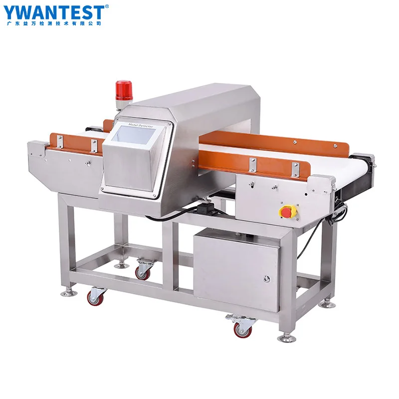 With Smart Touch Screen Intelligent Metal Detector Machine Conveyor Belt 304 Stainless Steel For Frozen Food