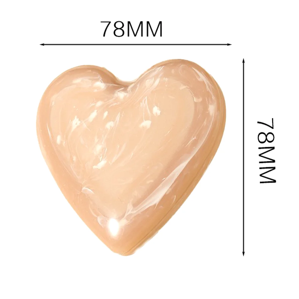 Portable Folding Marble Pattern Heart Shaped Massage Comb Travel Size Hairbrush Professional Salon Brush for Extensions And Wigs