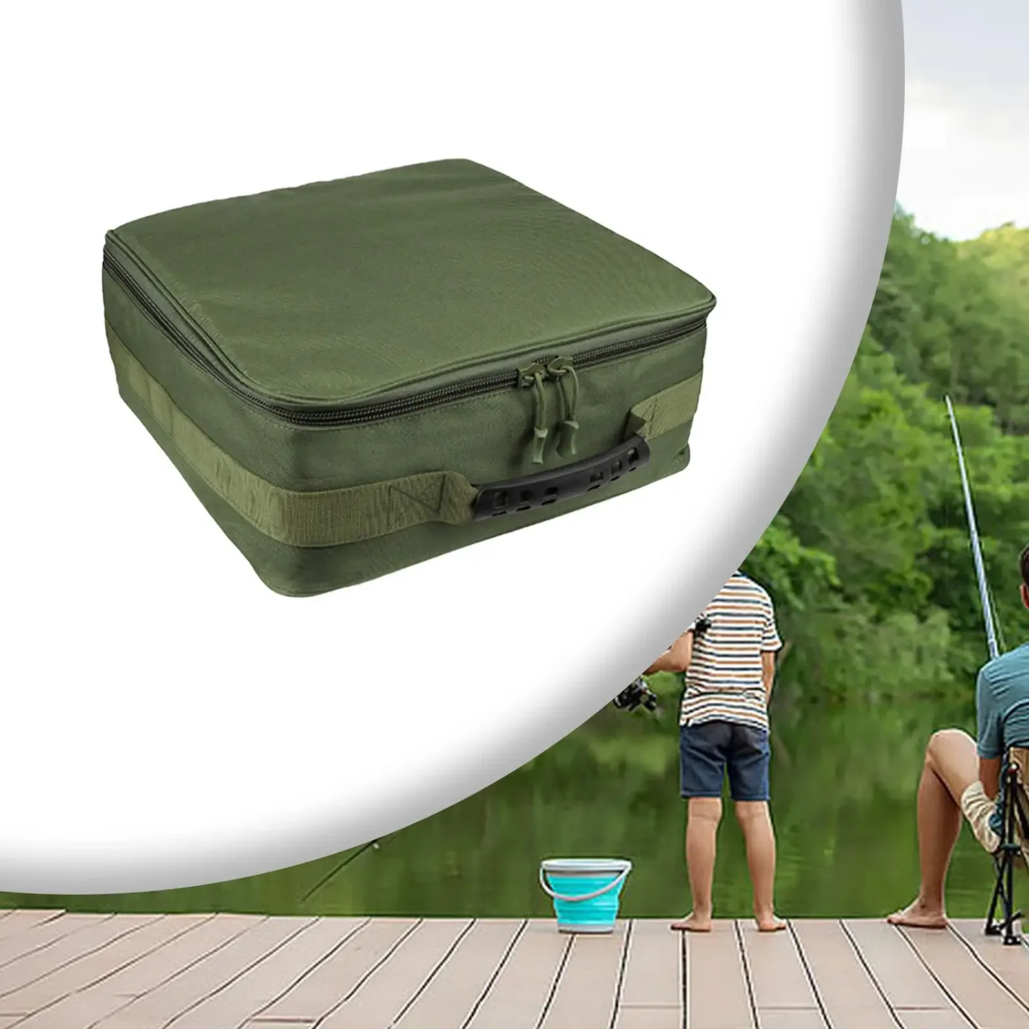 

Fishing Reel Protective Carrying Case Water Resistant Protector Stain Resistant Fishing Accessory Fishing Reel Case