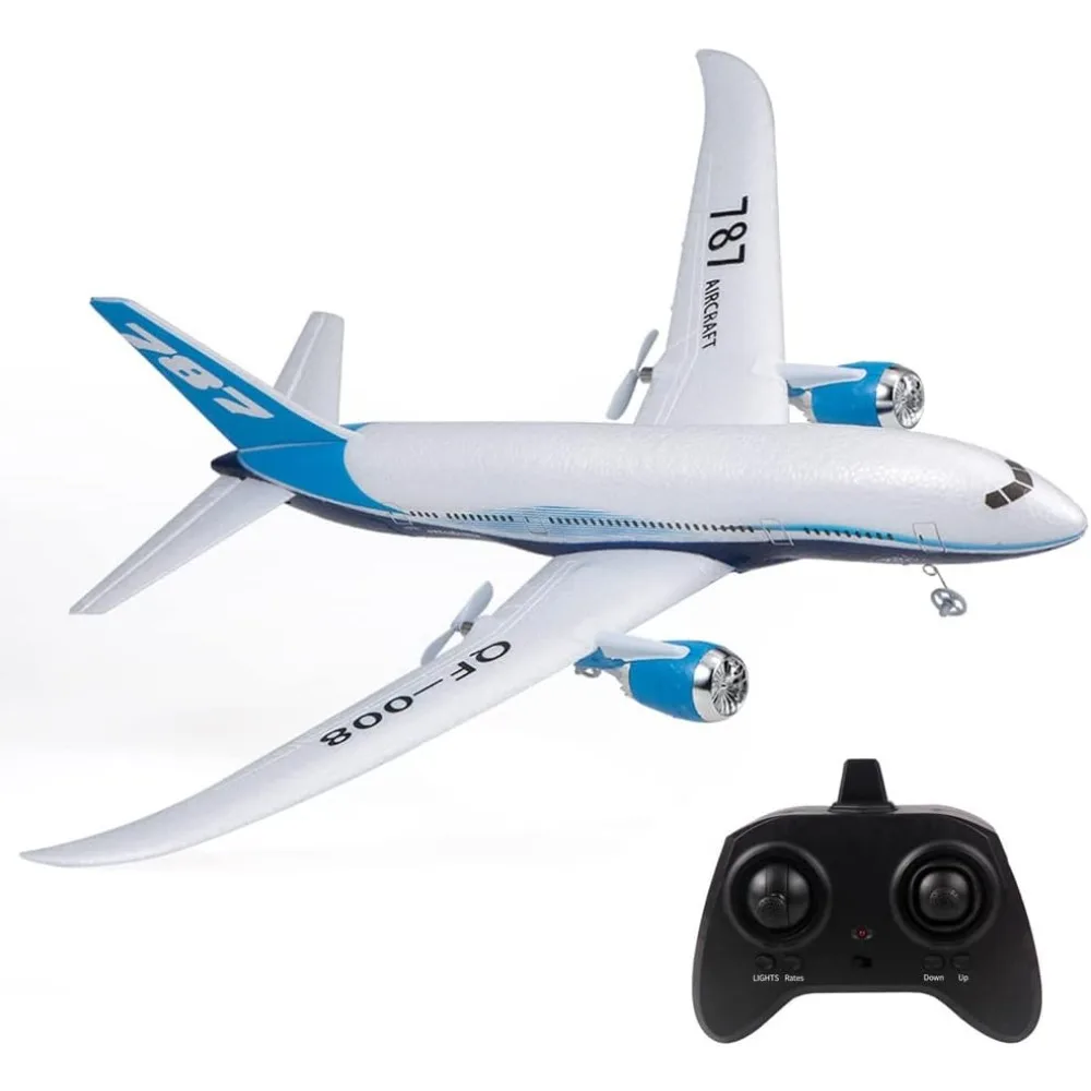 RC 787 미니어처 3채널 2.4GHz EPP 비행기 모델 리모컨 포함, 즉시 비행 가능한 RC 장난감