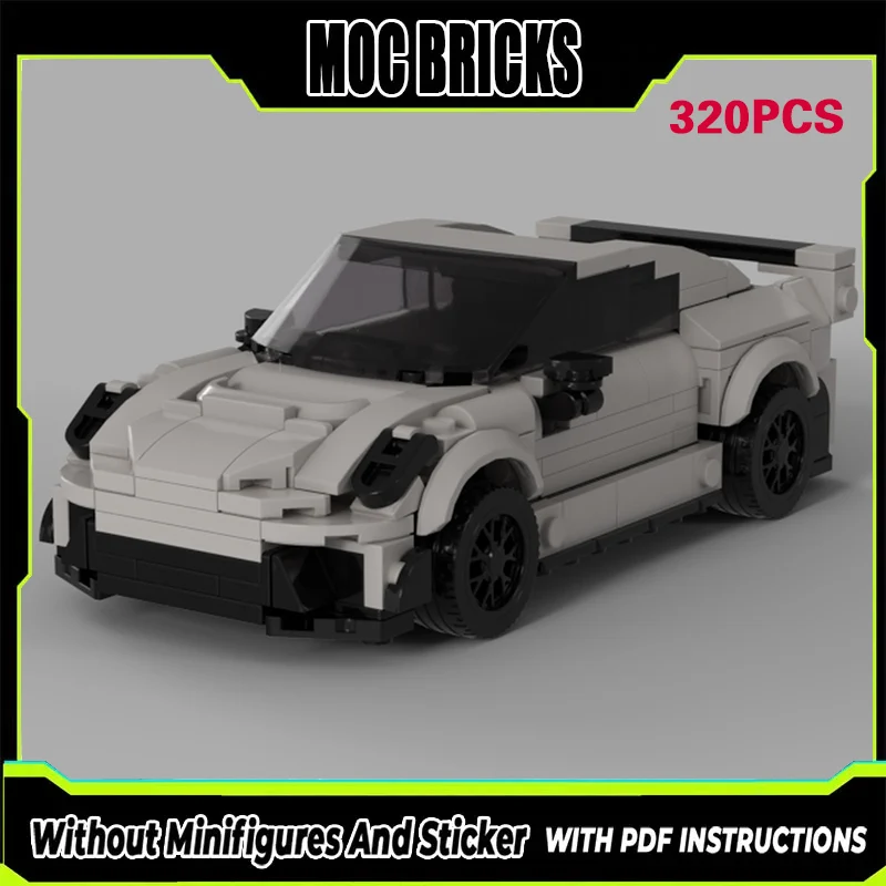 

Speed Racing Car Model MOC Building Bricks High-Performance Sports Car Modular Technology Gifts Holiday Assemble Children Toys