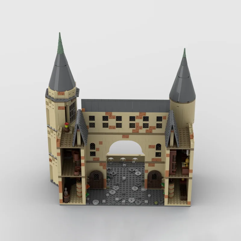 ตัวต่อโมเดลภาพยนตร์ยอดนิยม ชุดก่อสร้างแบบโมดูลาร์ ชิ้นส่วนลานบ้าน ชิ้นส่วนเทคโนโลยี บล็อก ของเล่น DIY ของขวัญคริสต์มาส