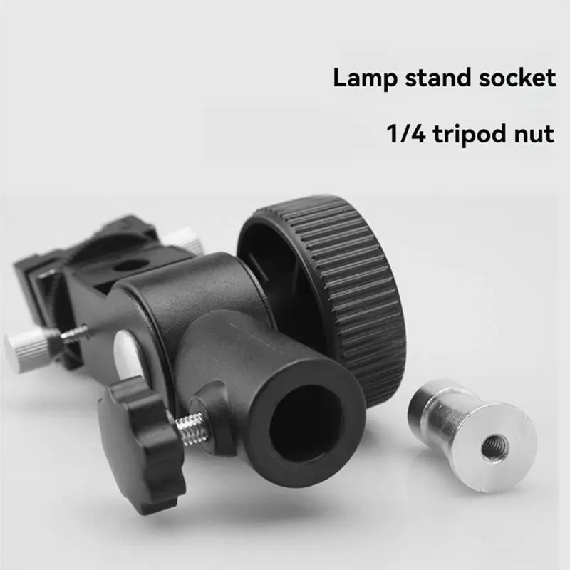 【SLEEK 】D-Type Flash Adapter Swivel Light Stand Bracket Umbrella Holder Hot Shoe Trigger For Photography For Lighting