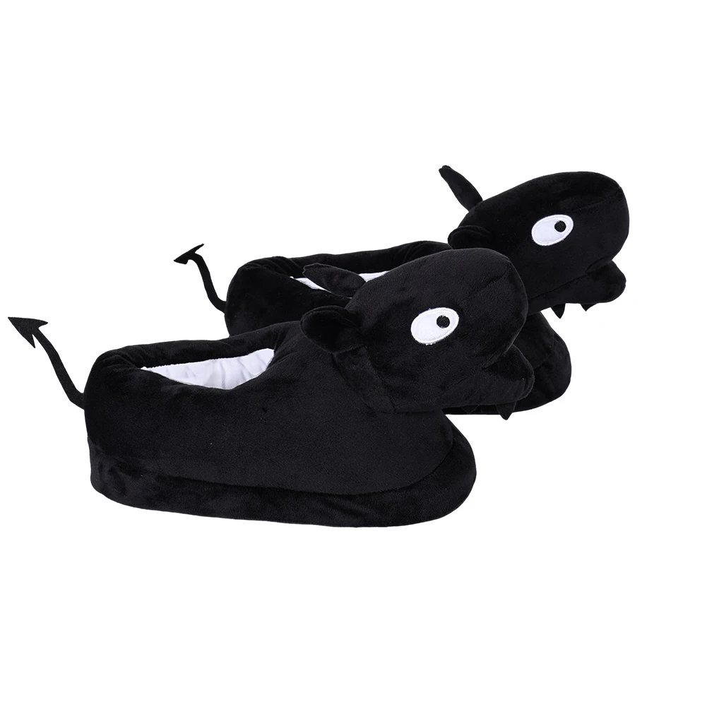 Luci-zapatillas de algodón para hombre y mujer, pantuflas de felpa cálidas, zapatos de Cosplay del mundo, para el hogar, para invierno