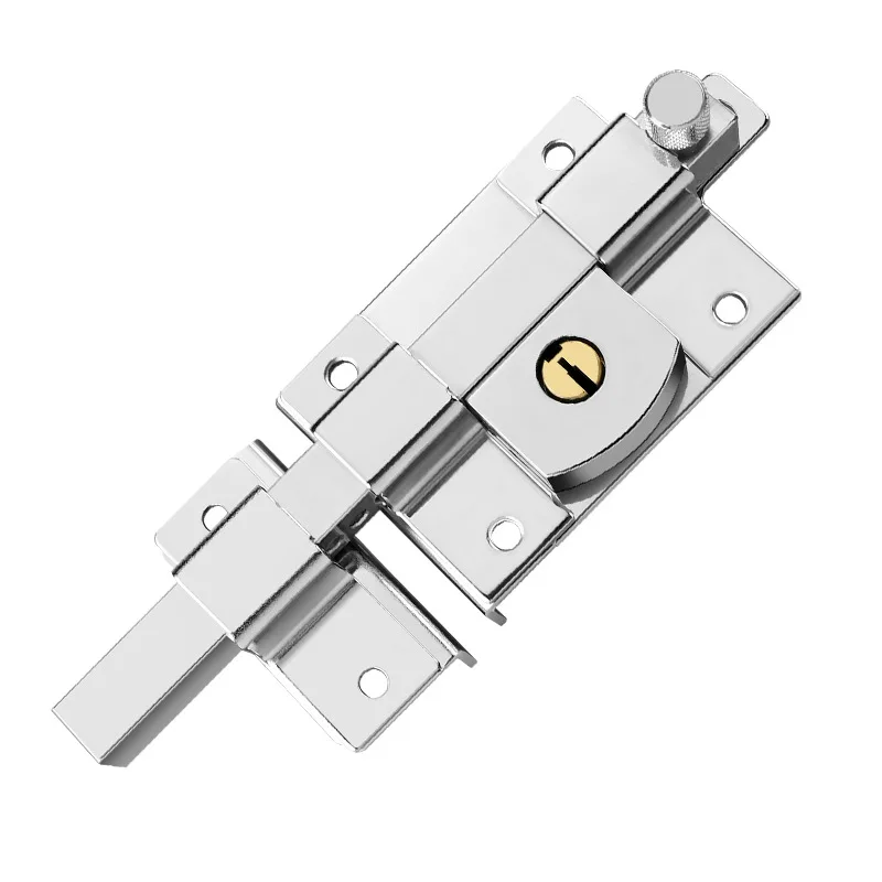 1Pcs Stainless Steel Sliding Barn Door Lock Hardware Gate Latches, Window Closet