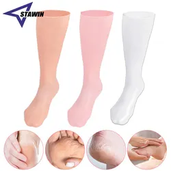 1Pair Reusable Silicone Gloves Socks Moisturizing Whitening Exfoliating Smooth Beauty SPA Hand Foot Care Anti Cracking Men Women