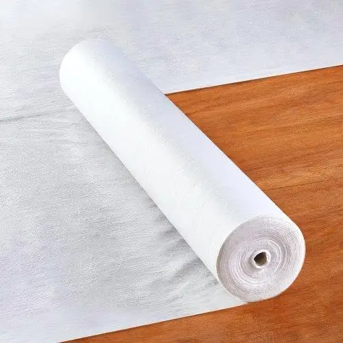 39 x 100' Carpet Film Roll - Easy Cut & Install Fiber Fabric  for Floors, Car Mats & Renovation - White