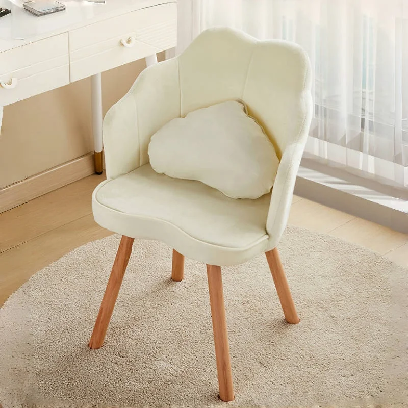Makeup chair, rotatable dressing table chair, simple bedroom study chair for home use, women's makeup bench, computer chair