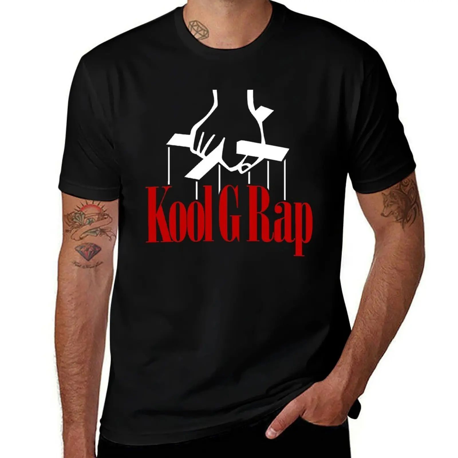 Logo G of Rap Evil Red Roots Kool T-Shirt Fitness Quick Dry Short Sleeve Top