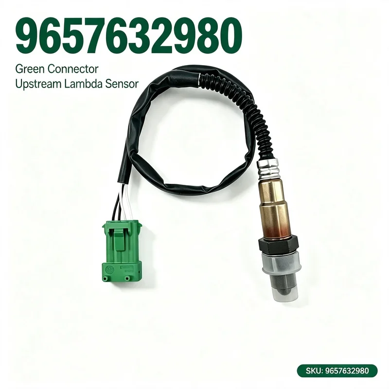 4-Wire Heated O2 Oxygen Lambda Sensor 96368765 9657632980 Fit for Peugeot 106 206 307 Citroen C2 C3 1.1L 1.4L 1.6L Petrol