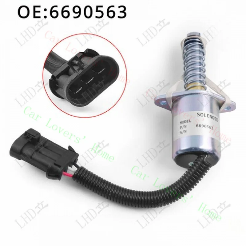 A+ 1 Pc Brake Solenoid Valve Turn Off Solenoid Valve 6690563 Fit For Bobcat S16/