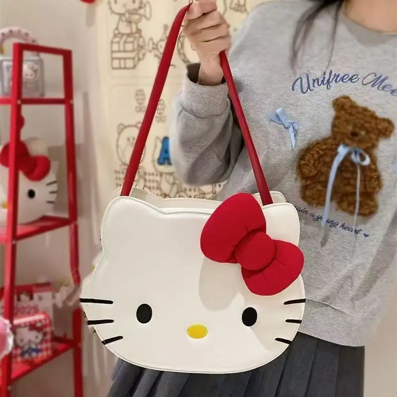 

Hello Kitty Cute Crossbody Bag Sweet Girl Style Shoulder Bag Cartoon Style Crossbody Bag Girl Christmas Gift