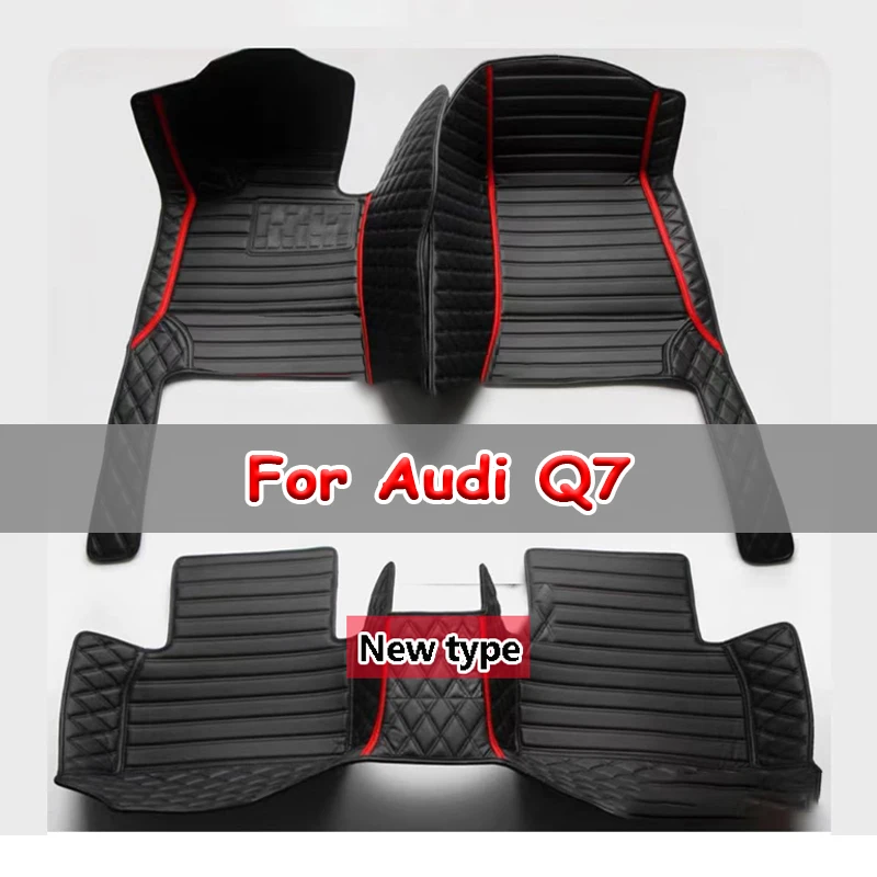 

3 шт. автомобильные коврики с полным покрытием для Audi Q7 7 сидений 2006-2015 2016-2019 2020-2023 Q7 E-tron автомобильные аксессуары