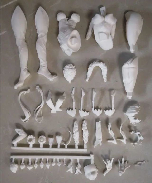 1/6 anime coelho menina destino/stay night sabre kit kawaii resina gk diy montagem branca gk modelo estátua brinquedos boneca coleção presentes