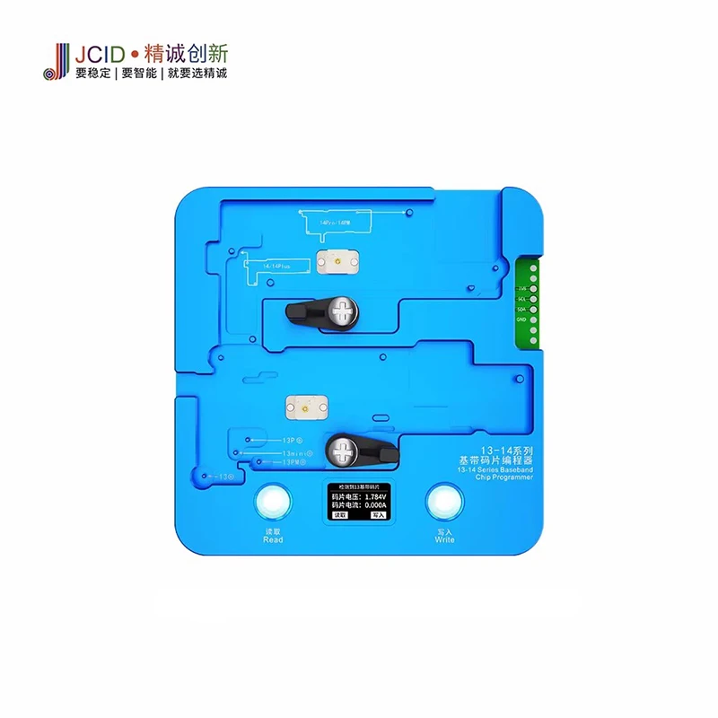 

JCID 13-14 Series Non-removal Read/ Write Baseband Chip Programmer For iPhone 13-14 Pro MAX Motherboard Chip Backup Test Fixture