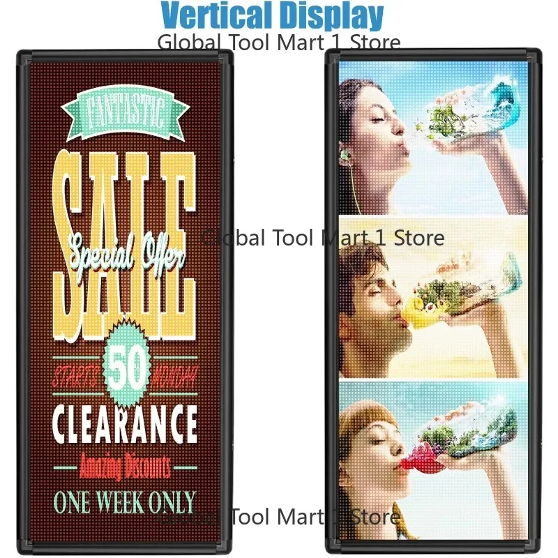 P6 Outdoor LED Sign Full Color 40'' x 18'' WiFi Scrolling LED Display With High Resolution High Brightness Programmable LED Sign - view 2
