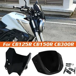 2023 CB125R Windscreen Motorcycle Windshield For Honda CB300R CB150R CB250R CB 125R 300R 2018-2021 2022 CB 125 R Wind Deflectors