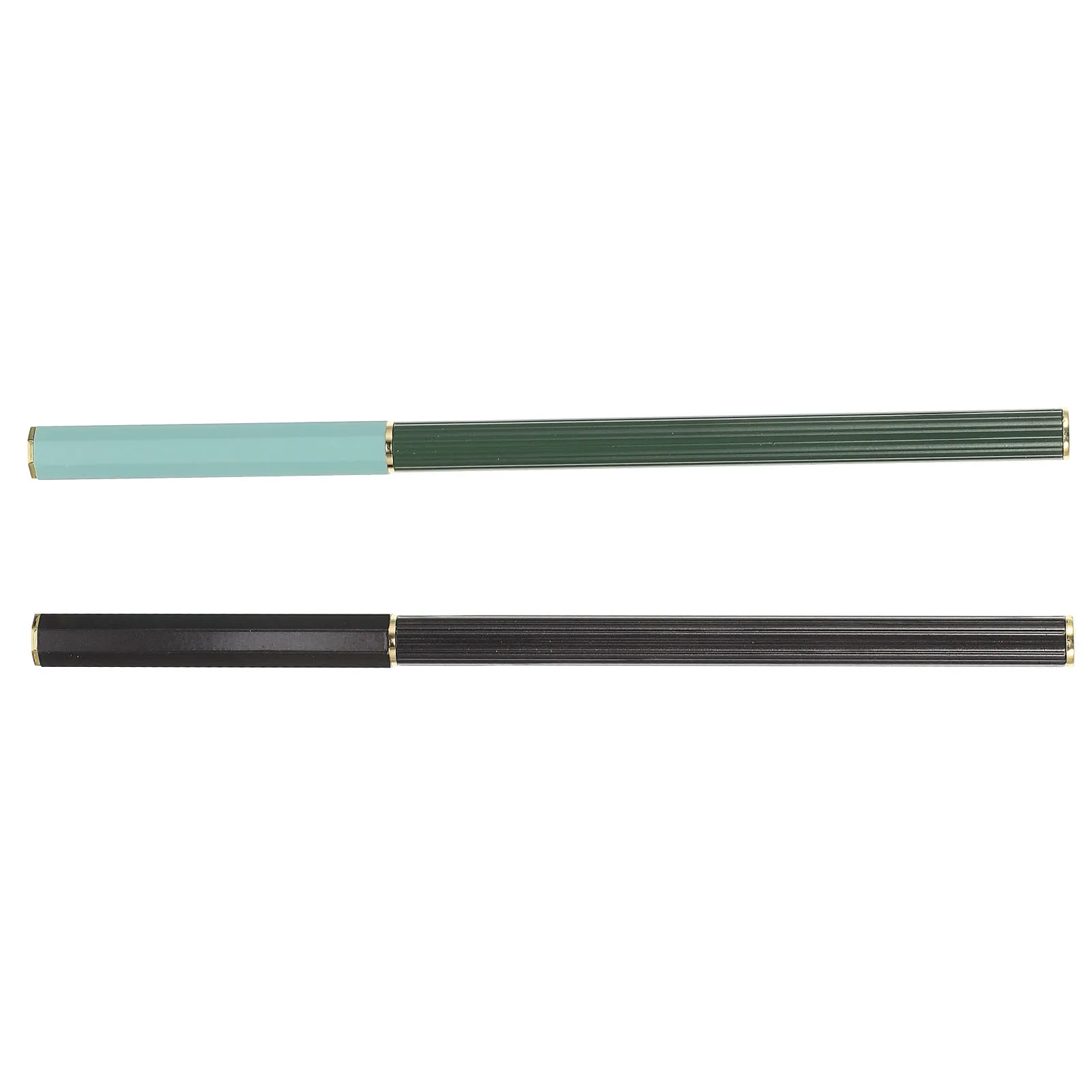 2 قطعة قلم فرشاة مادة ممتازة كتابة سلسة لا تساقط الشعر لرسم الخط ألوان مائية أداة محمولة فنية #4