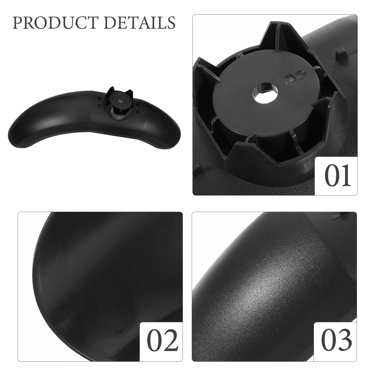 

Front Bracket Replacement for Electric Scooter Durable Plastic Support Scooter Mudguard Rack Universal for Scooters