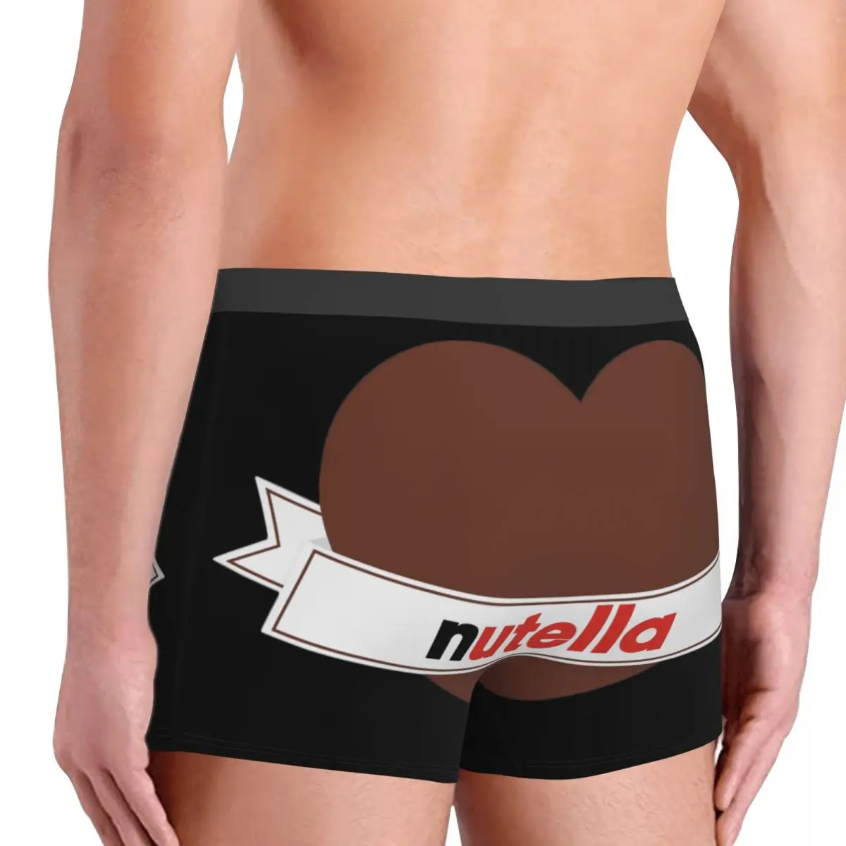 Foods Nutella Cartoon Men\'s Boxer Briefs special Highly Breathable Underwear High Quality 3D Print Shorts Gift Idea