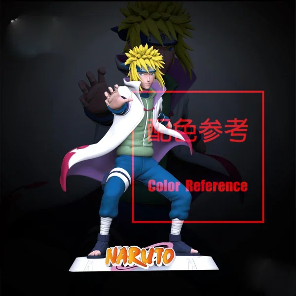 1/64 1/43 Figurki Skala Model Żywica Stojak Namikaze Minato Niekolorowe Miniatury Diorama Ręcznie Malowane HY110