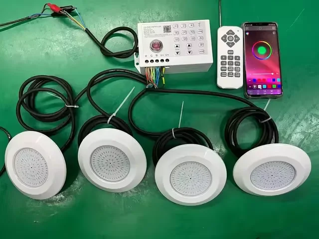 12W DC12V RGB LED Zwembad Licht Bluetooth APP Controle Outdoor/Indoor Onderwater Licht Fontein Landschap Lamp Piscina Luz spotlight
