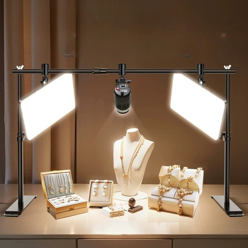 

Shoot fill light desktop overhead still life food photo flat light spotlight