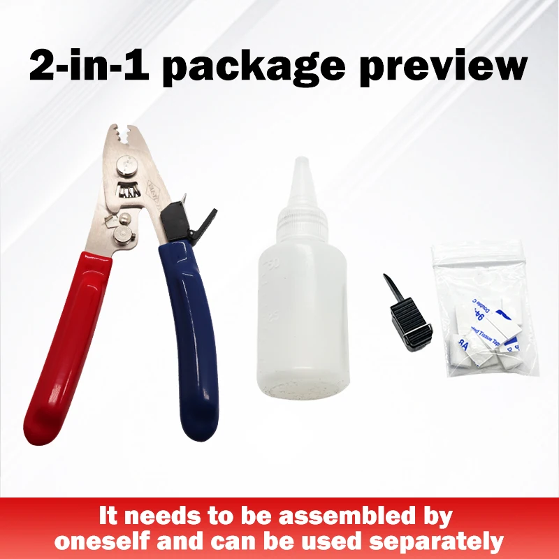 

2-in1 fiber stripping and cleaning multifunctional Miller pliers Used for stripping wire, bare fiber tail fiber Kevlar cable