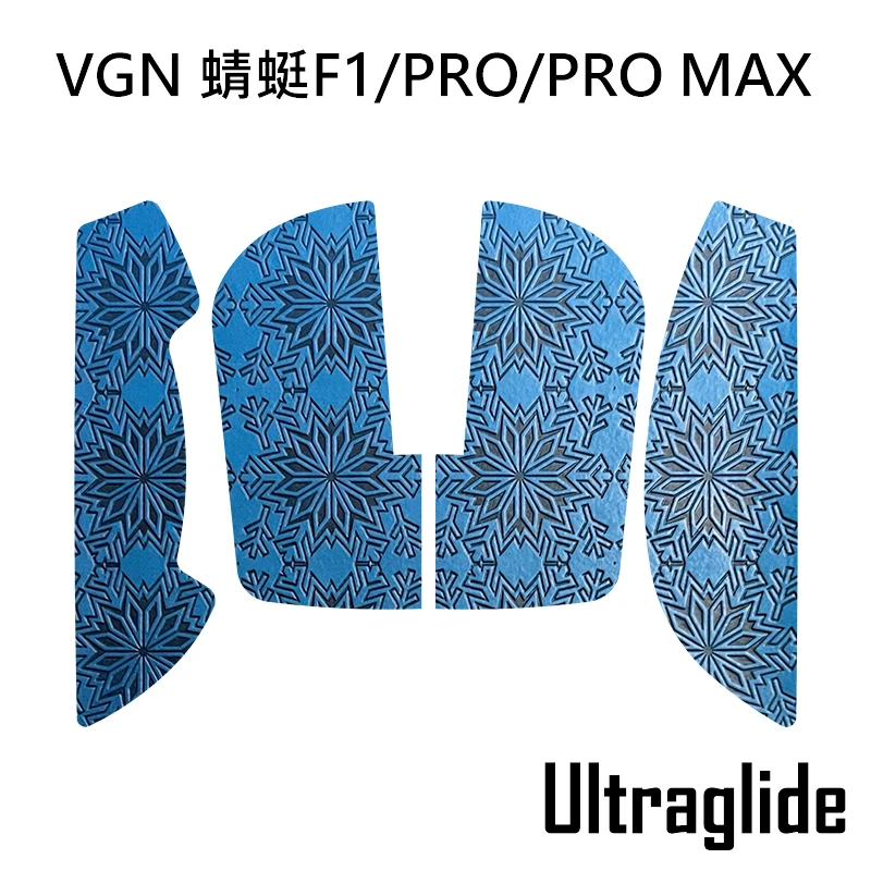 1 Set Ultraglide Mouse Anti Slip Sticker For VGN Dragonfly F1 Pro Max Anti Sweat Tape Non-slip Snowflake Wear-resistant