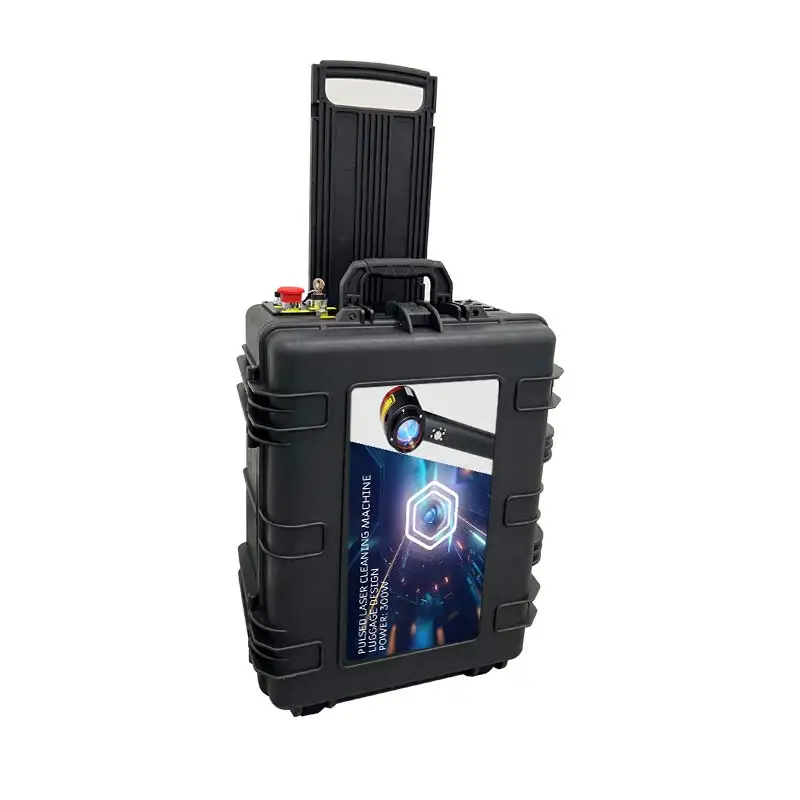 Portable Cleaning Tool 200W Pulse Air Cooled Cleaning Machine for Wall Metal Stone Wood