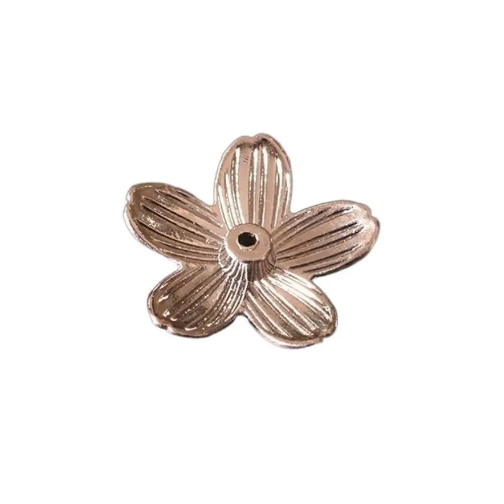 Small Sakura Incense Stick Holder Cute Alloy Craft Sakura Incense Insertion Handmade Cherry Flower Incense Tray Home Decor