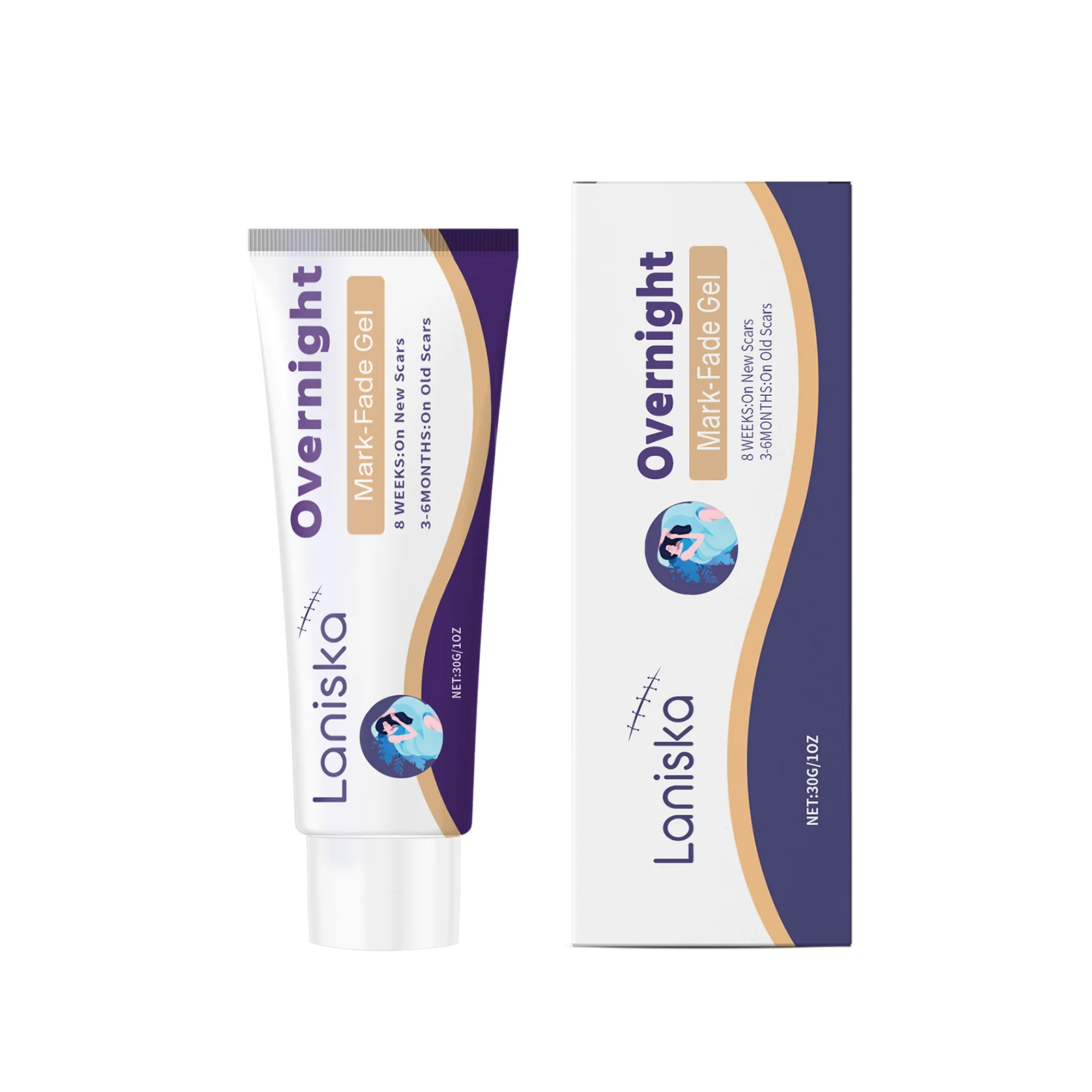 Scar Repair Gel For Old Scar Stretch Mark Burn Mark C Section Marks Gentle Skin Gel For Daily Overnight Skin Mark Maintenance