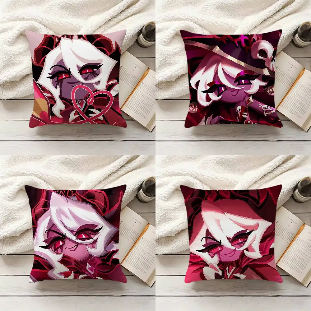 

D-Dark E-Enchantress Cookie R-Run Kingdom Pillow Case Living Room Sofa Cushion Cover Suitable For Home Bedroom Room Decoration